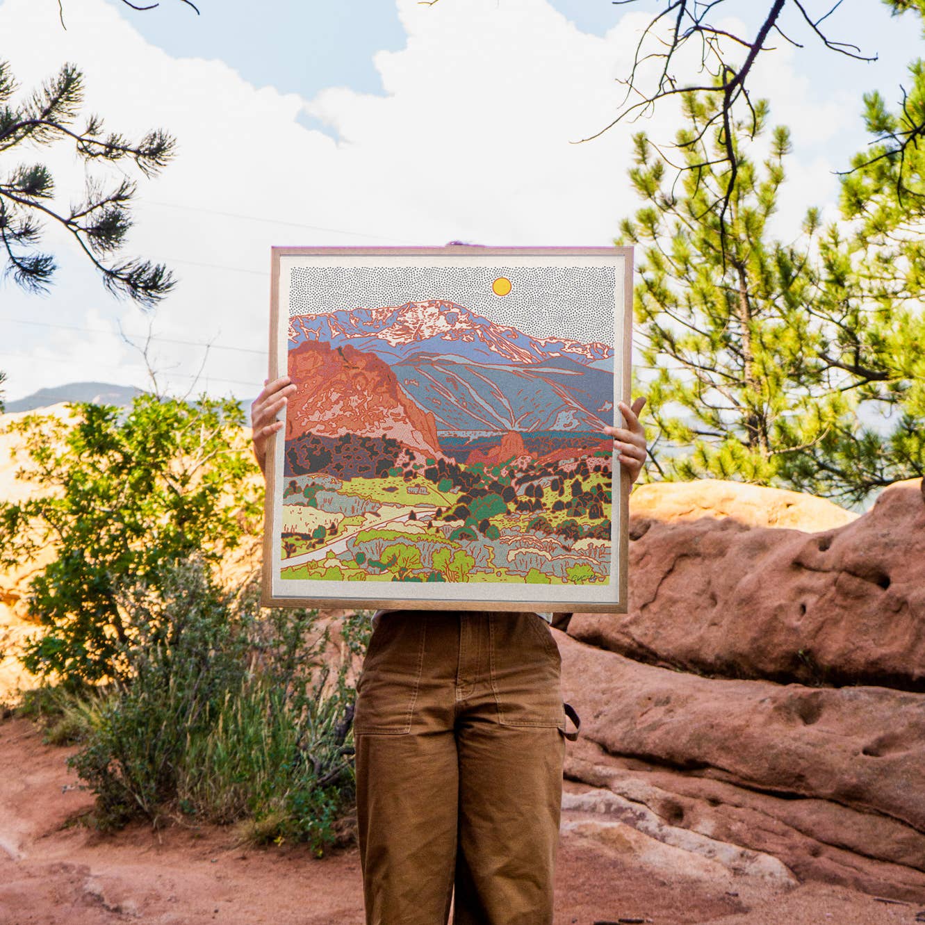 caroline clark art at mountain standard goods colorado
