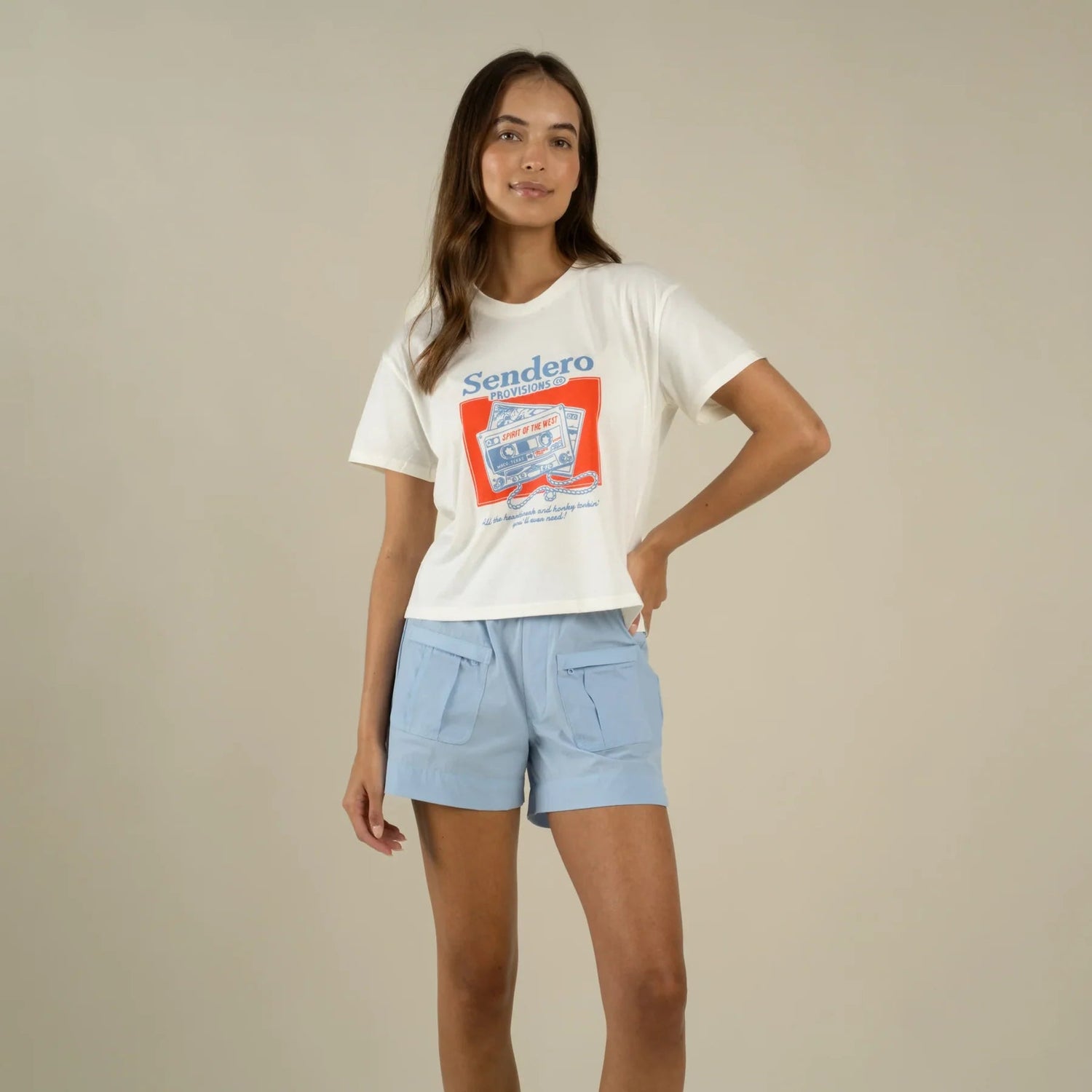 Cassette Tape Boxy Tee - MST GoodsT-shirtSendero Provisions Company