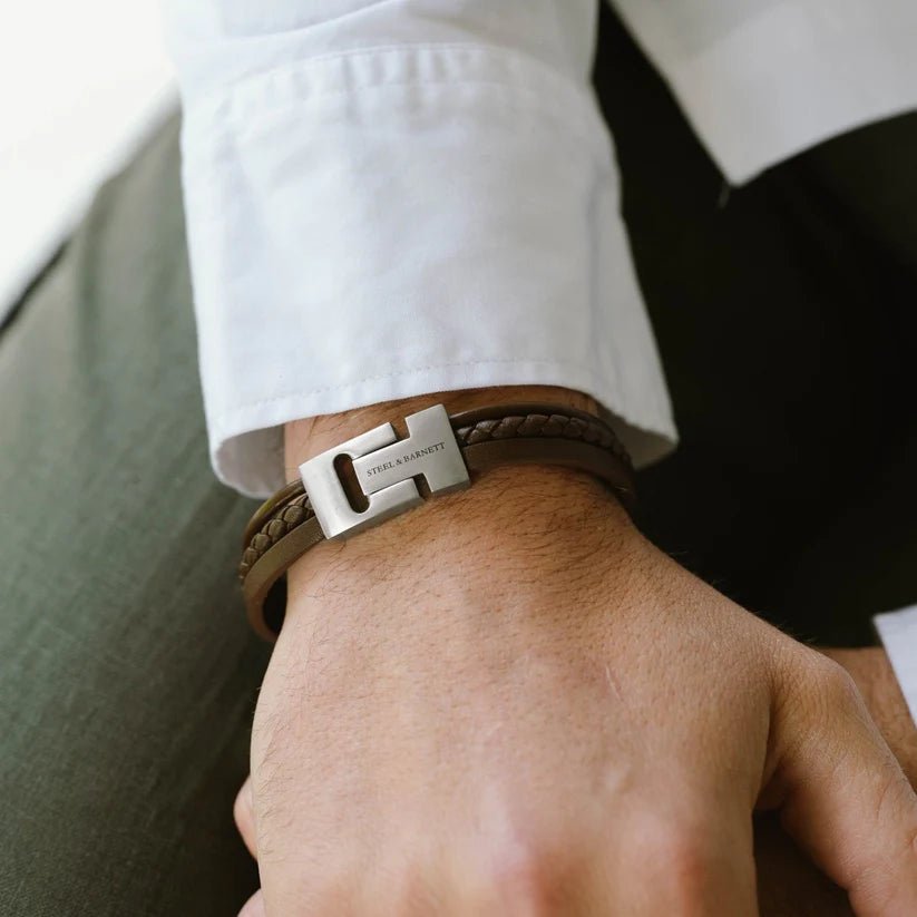 Casual Cole Leather Bracelet - MST GoodsBraceletsSteel & Barnett