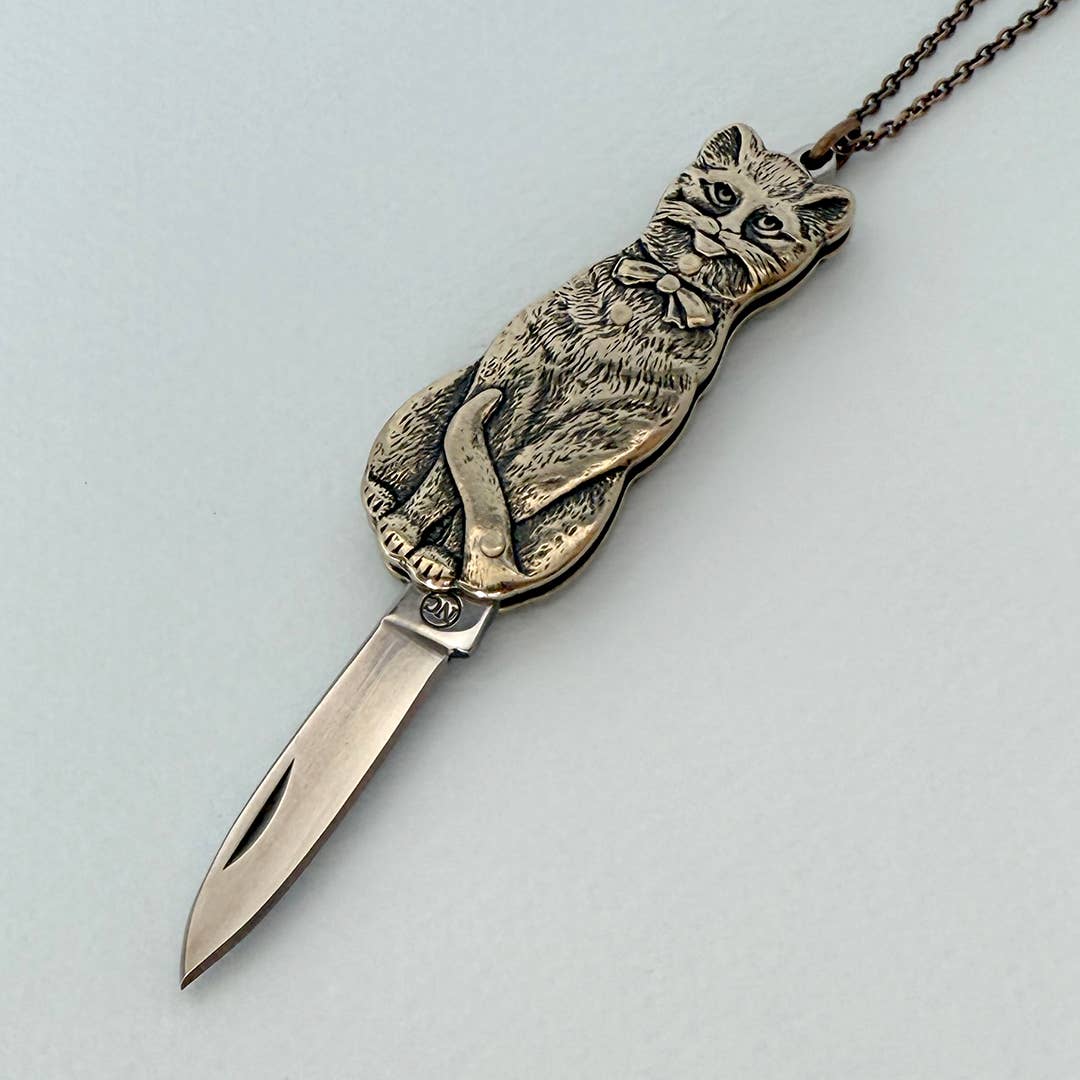 Cat Knife Necklace 28" - MST GoodsNecklacesOrnamental Things