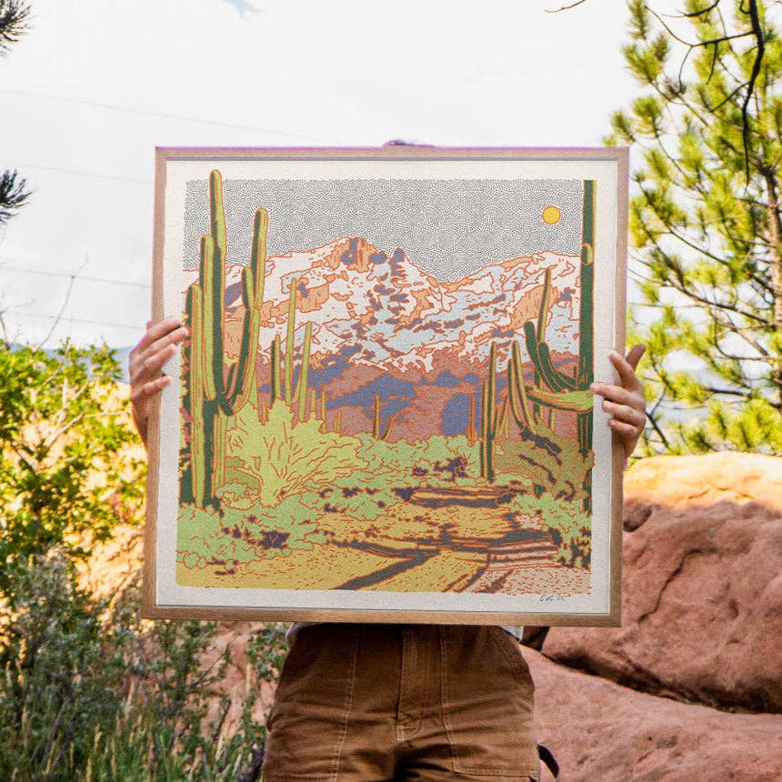 Catalina Desert Art Print - MST GoodsCaroline Clark