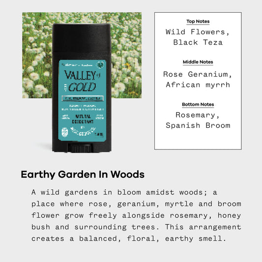 Valley of Gold Natural Deodorant | No Aluminum or Parabens