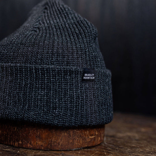 Wool Watch Cap - Obsidian