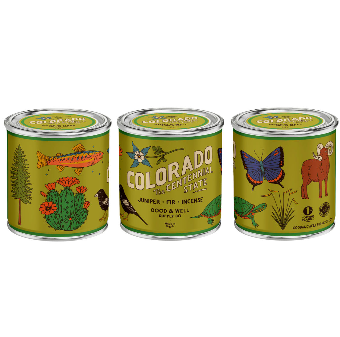 Colorado State Soy Candle