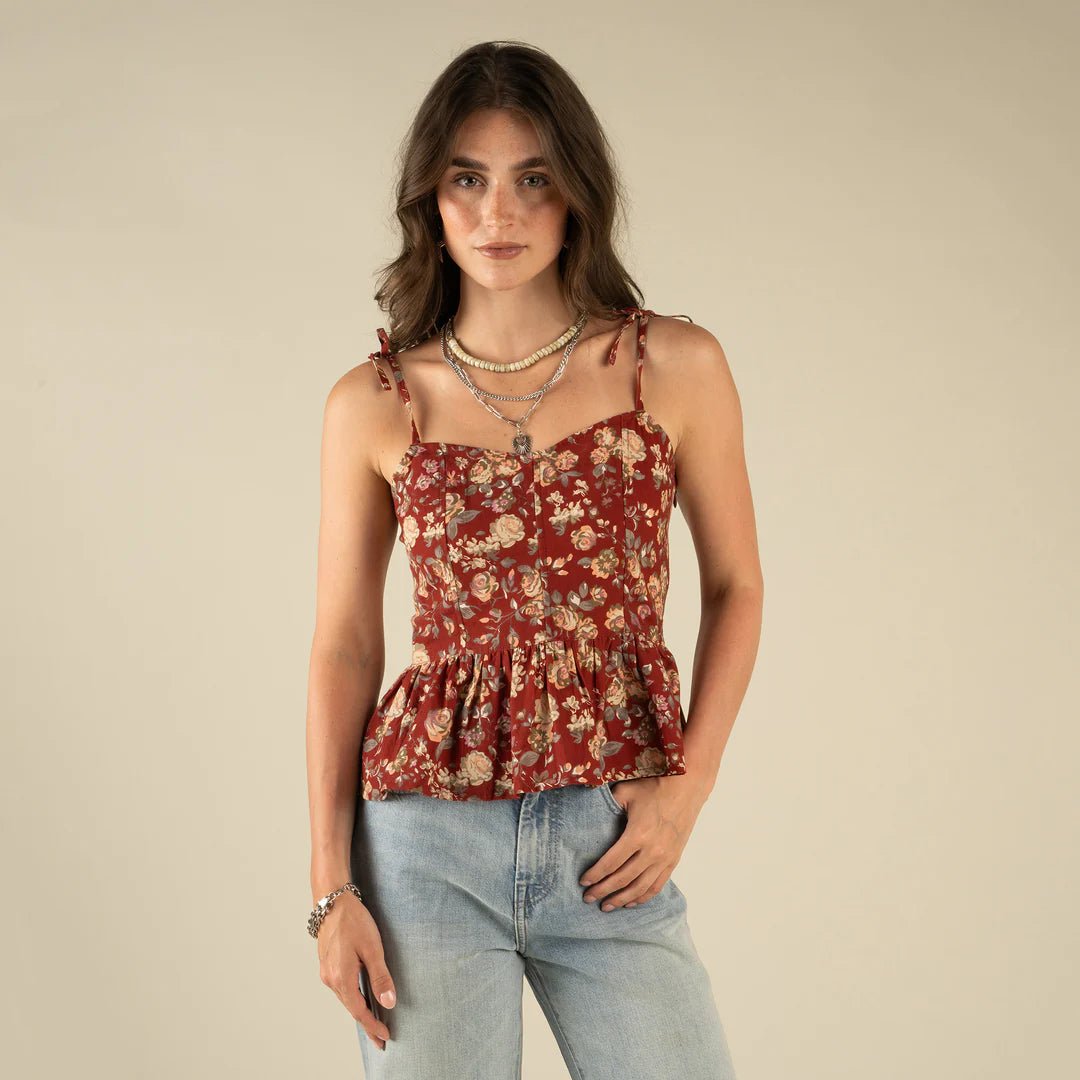 Clementine Tie Top - MST GoodsSendero Provisions Company
