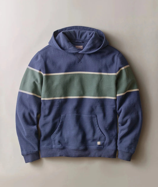 Cloud 9 Fleece Hoodie in Colorblock Mood Indigo - MST GoodsMarine Layer