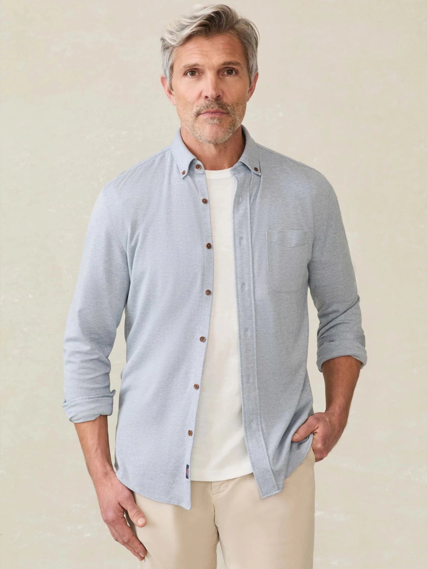 Coastline Knit Shirt - MST GoodsFaherty