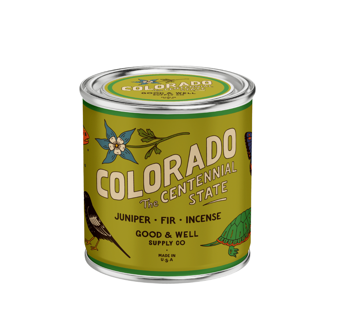 Colorado State Soy Candle - MST GoodsGood & Well Supply Co.