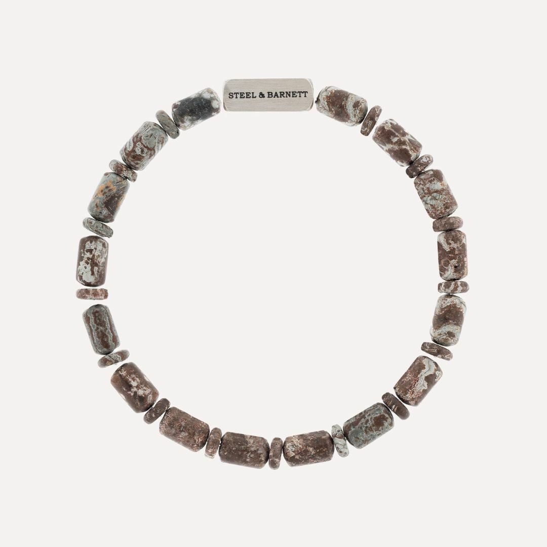 Colourful Cal Barrel Gemstone Bracelet - MST GoodsBraceletsSteel & Barnett