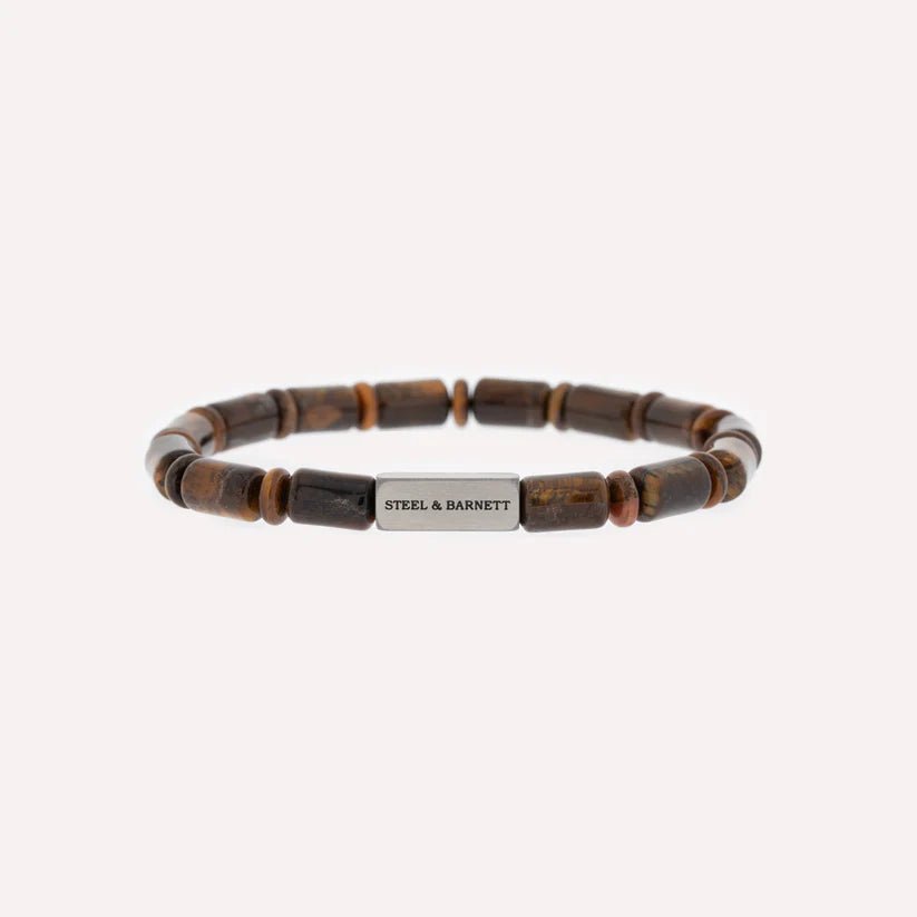 Colourful Cal Barrel Gemstone Bracelet - MST GoodsBraceletsSteel & Barnett