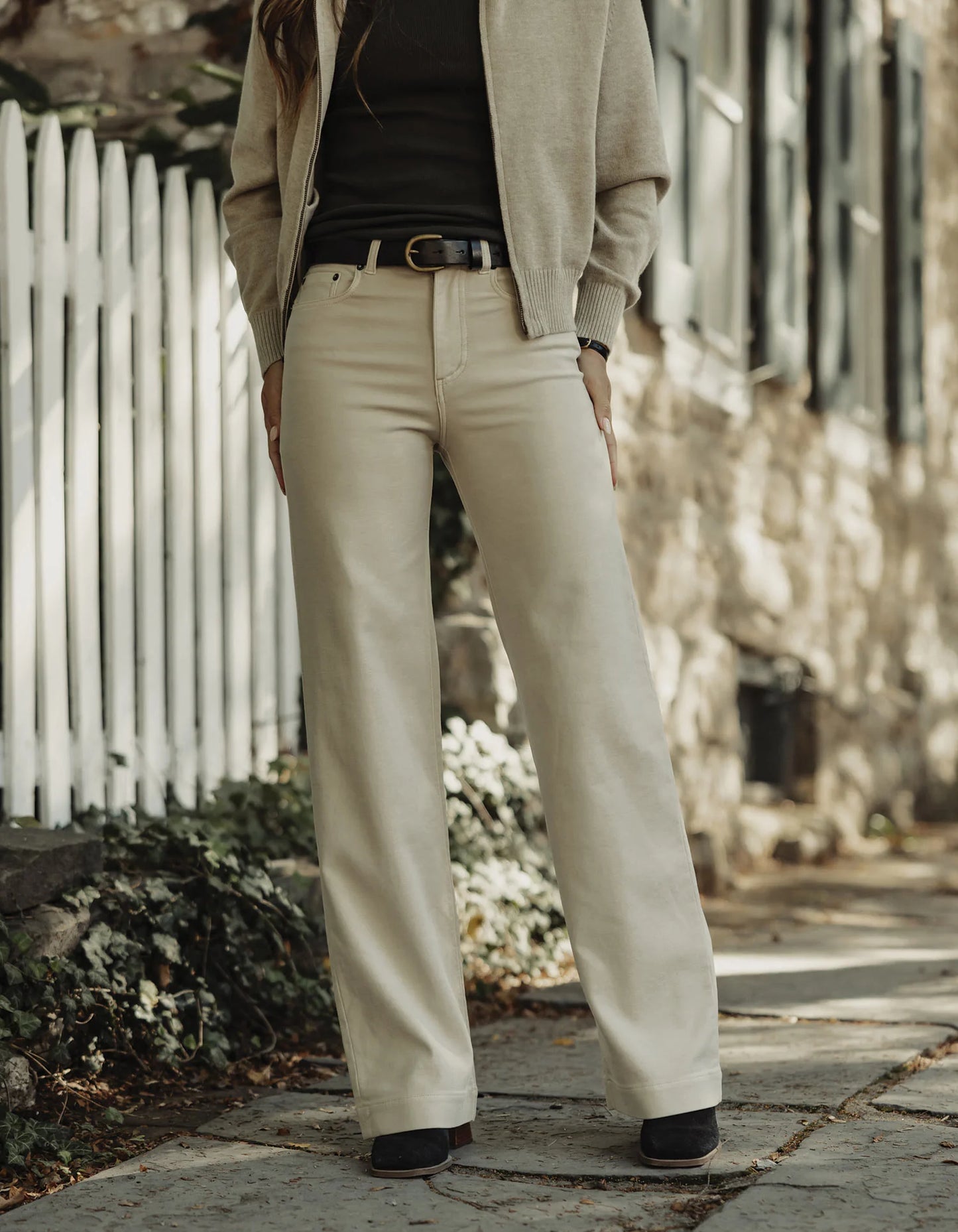 Comfort Terry Wide Leg Pant