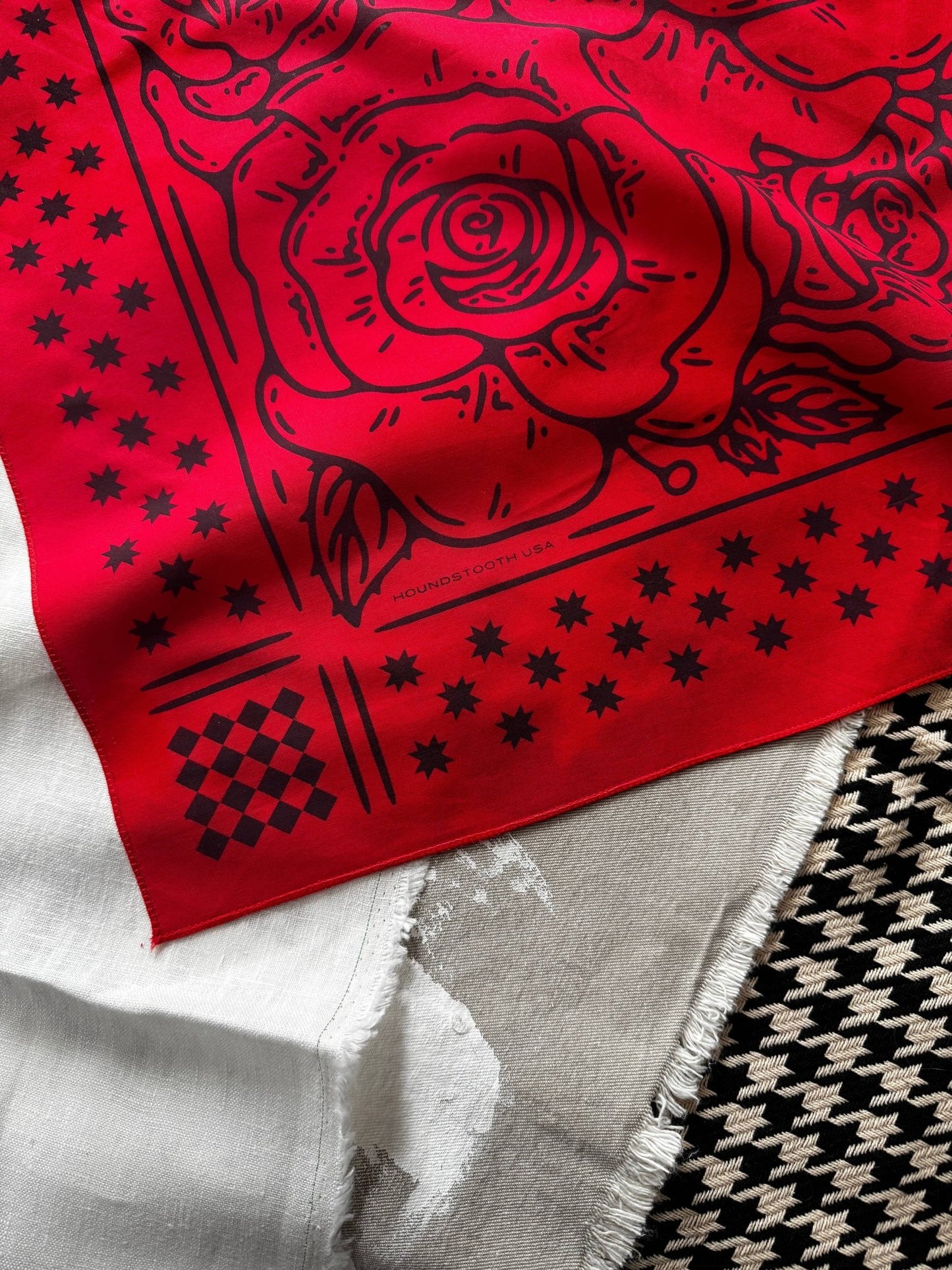 Coming Up Roses Bandana - MST GoodsHoundstooth Design + Supply Co