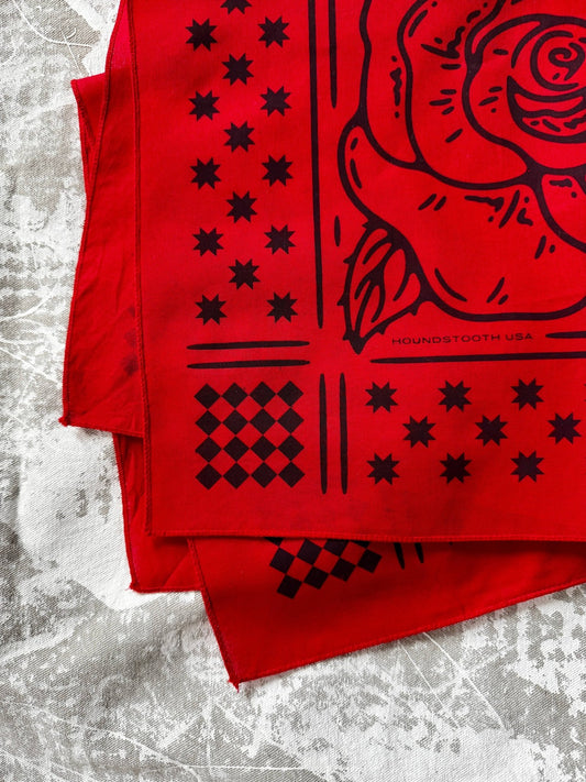 Coming Up Roses Bandana - MST GoodsHoundstooth Design + Supply Co