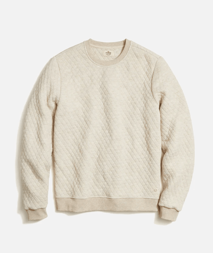 Corbet Quilted Crewneck - MST GoodsMarine Layer