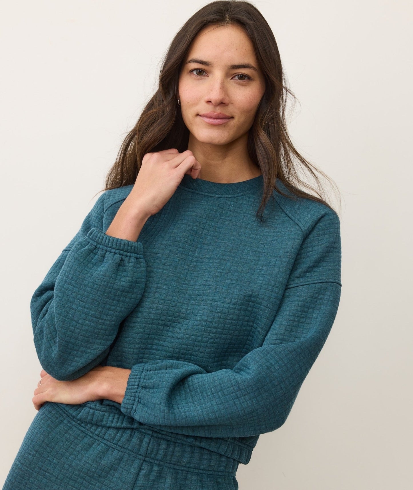 Corbet Quilted Crewneck - MST GoodsMarine Layer