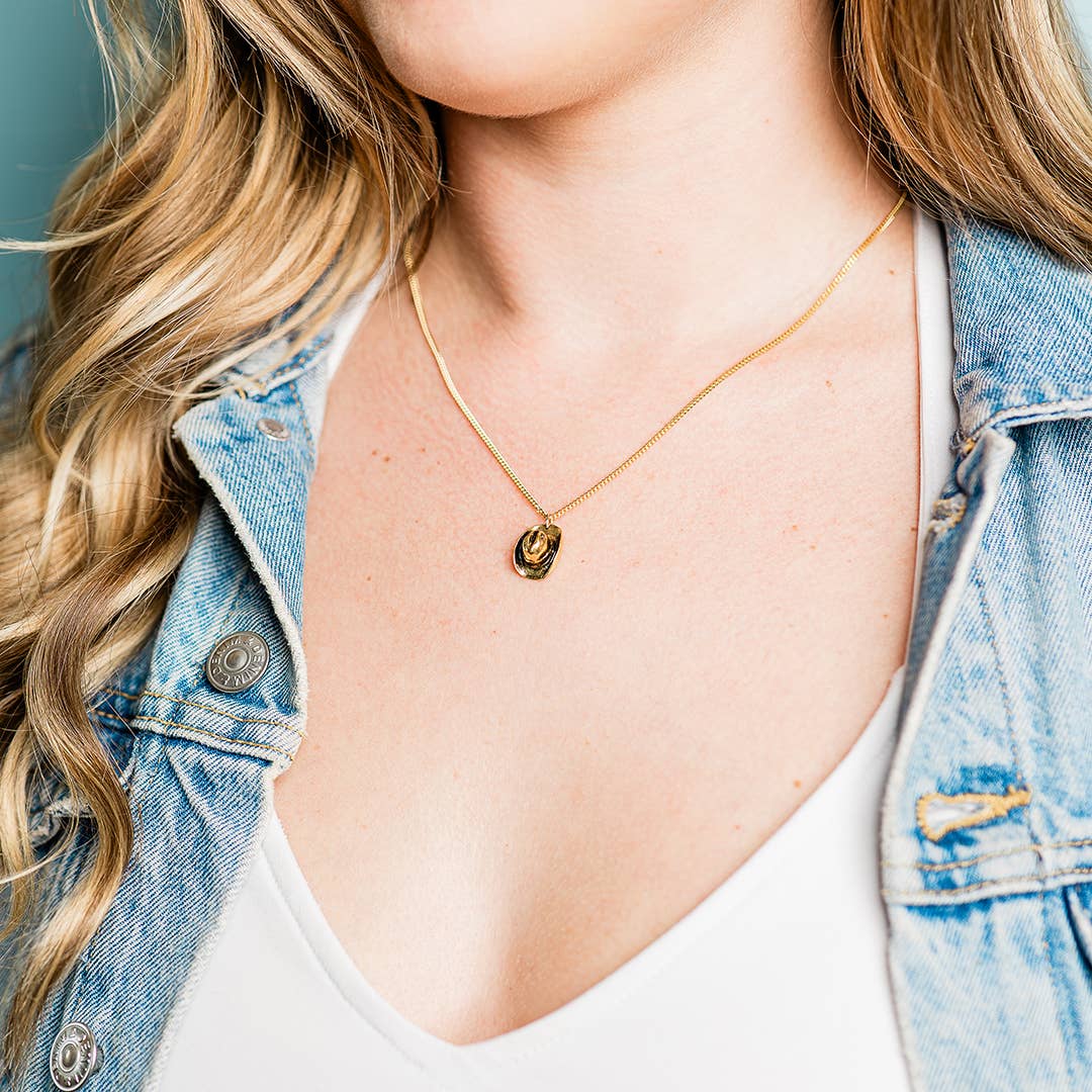 Cowgirl Hat Necklace - MST GoodsOrnamental Things