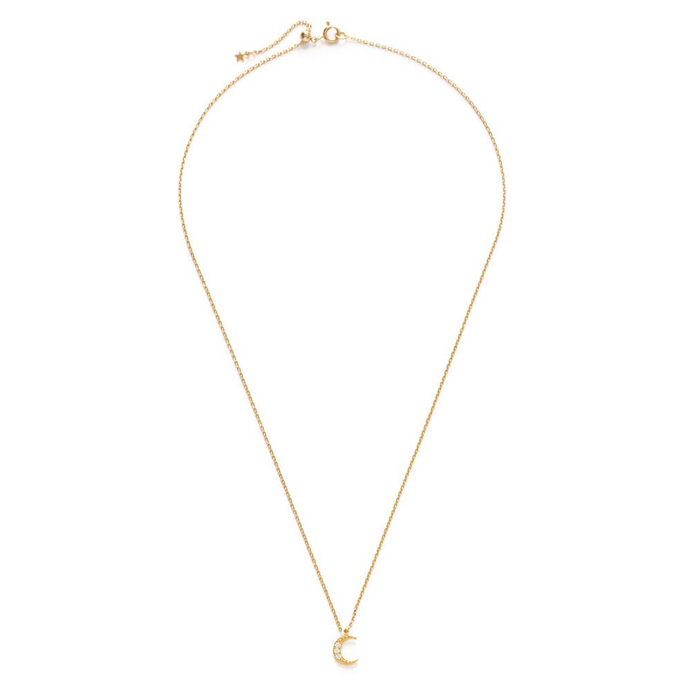 Crescent Moon Charm Necklace - MST GoodsAmano Studio
