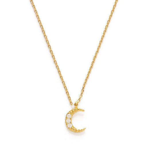 Crescent Moon Charm Necklace - MST GoodsAmano Studio
