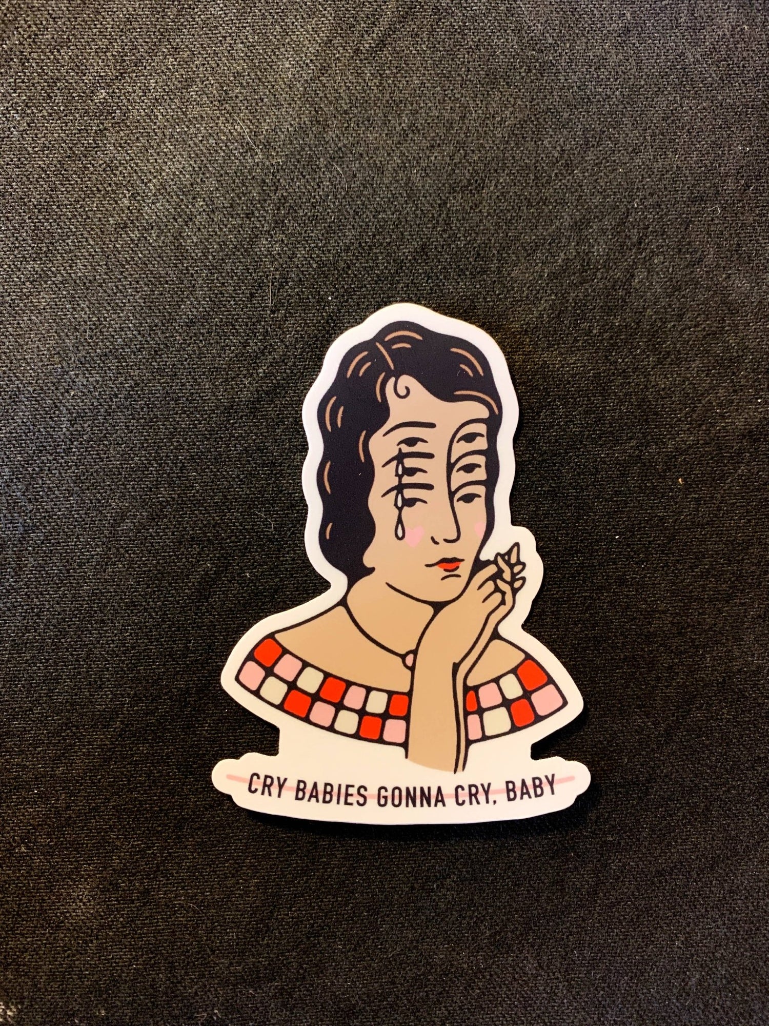 Cry Baby Sticker - MST GoodsDecorative StickersHoundstooth Design + Supply Co