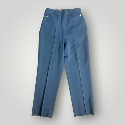 Vintage 1950s 'The Allen MFG. CO of Denver' Western Pants Blue Pearl Snap