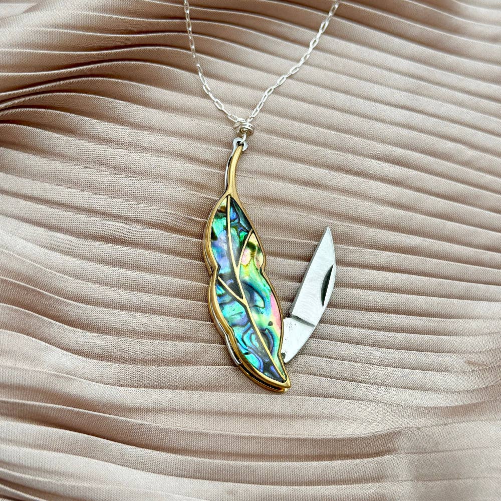 Handmade Plume Necklace