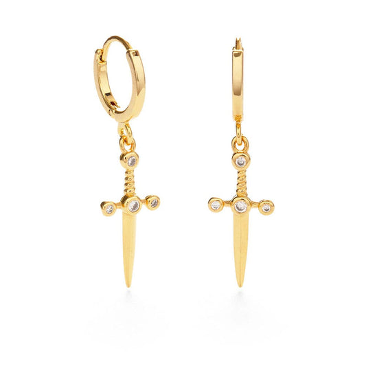 Dagger Huggie Hoops - MST GoodsEarringsAmano Studio
