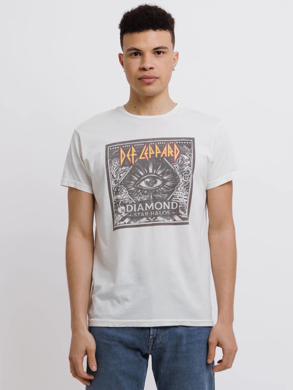 Def Leppard Diamond Star Halos Tee - MST GoodsGraphic TeeRetro Brand