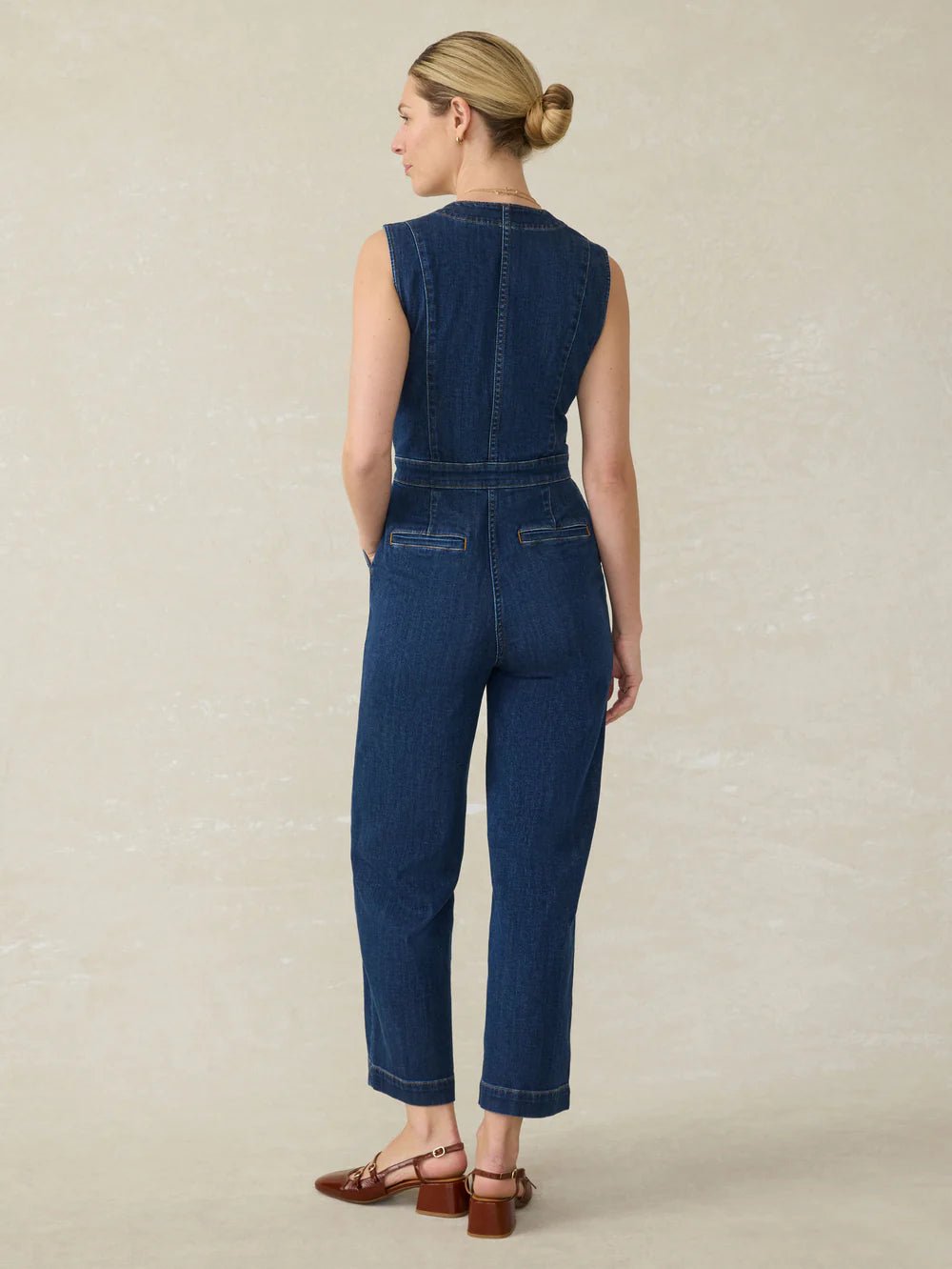 Denim Giselle Jumpsuit - MST GoodsFaherty