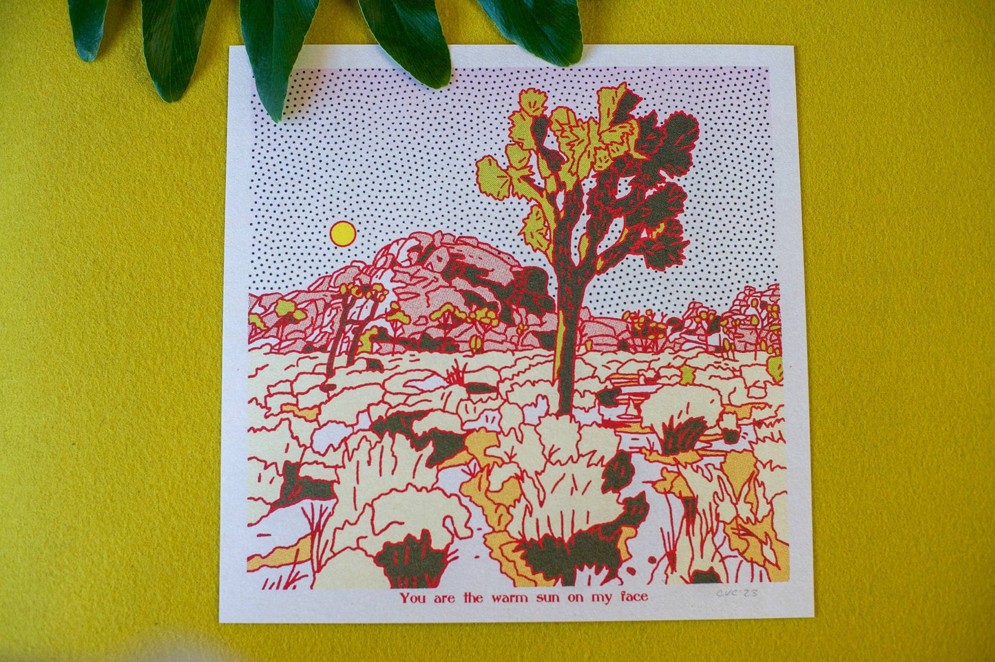 Desert Mountain 11 12x12 - MST GoodsArt PrintCaroline Clark