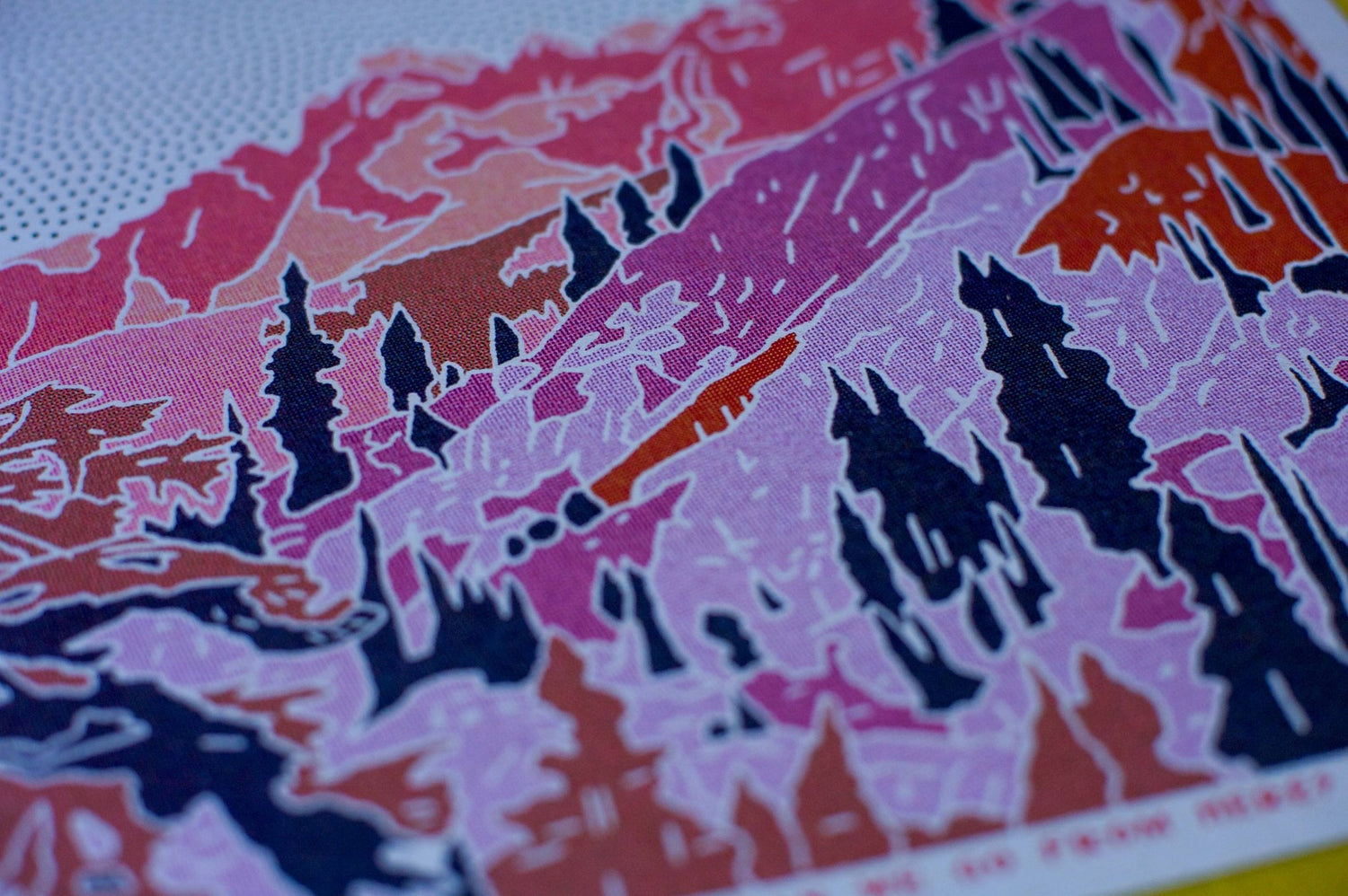 Desert Mountain 13 12x12 - MST GoodsArt PrintCaroline Clark