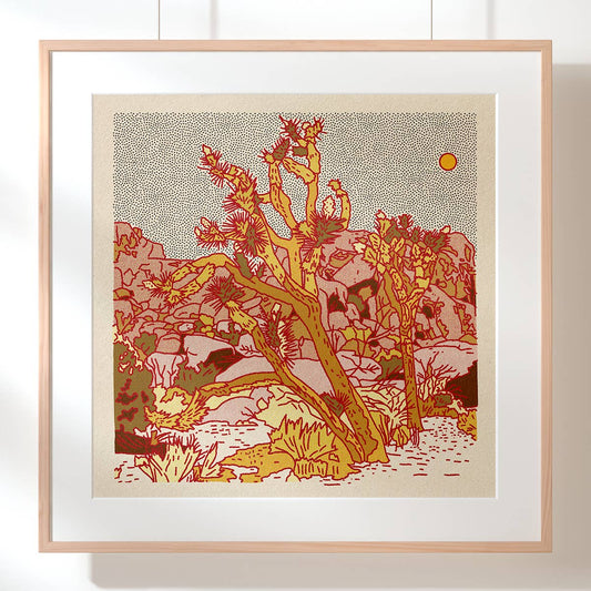 Desert Mountain 20 12x12 - MST GoodsArt PrintCaroline Clark