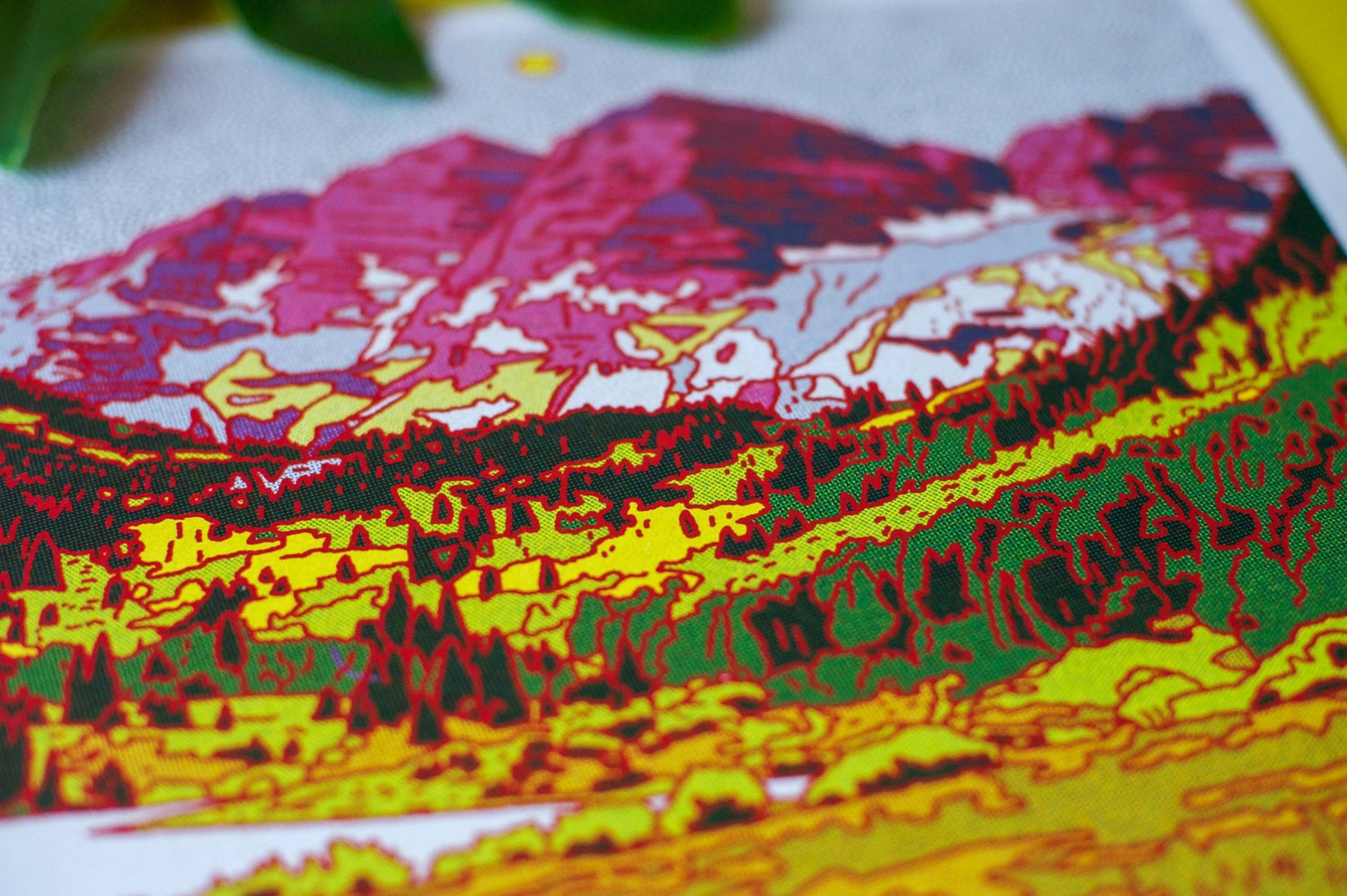Desert Mountain 24 12x12 - MST GoodsArt PrintCaroline Clark