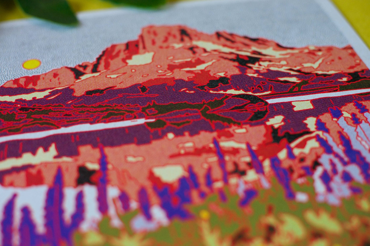 Desert Mountain 28 12x12 - MST GoodsArt PrintCaroline Clark