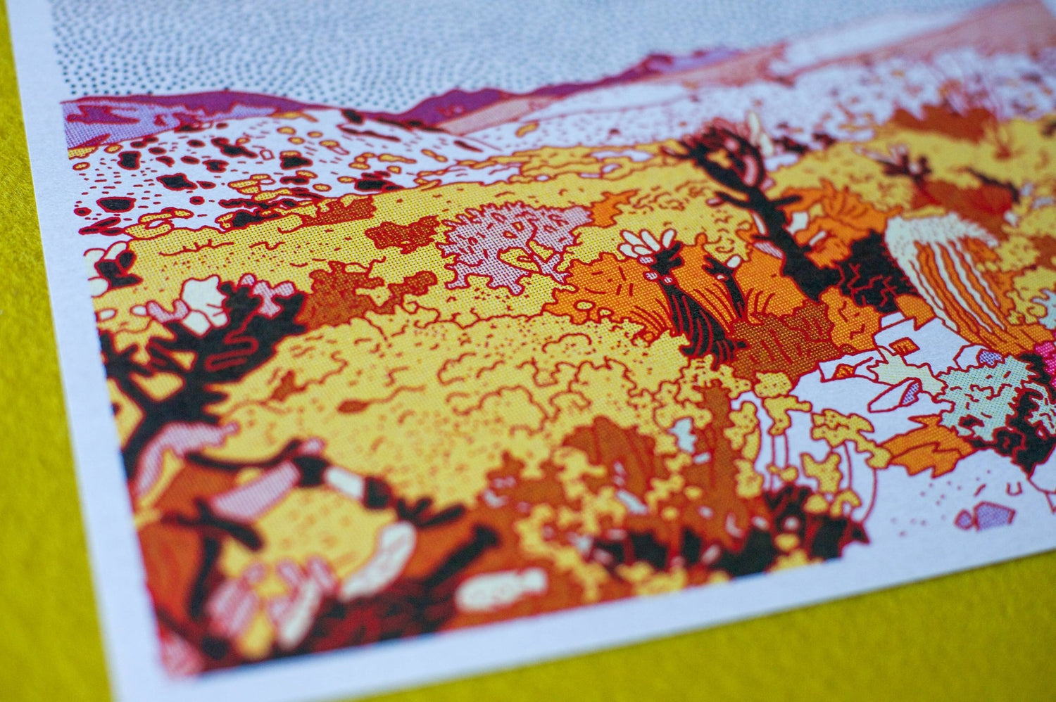 Desert Mountain 32 12x12 - MST GoodsArt PrintCaroline Clark