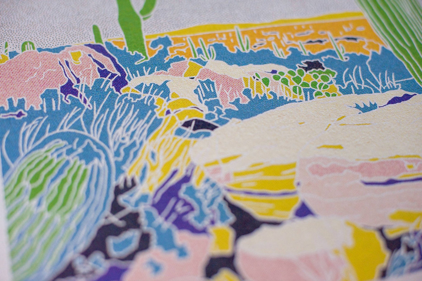 Desert Mountain 33 12x12 - MST GoodsArt PrintCaroline Clark