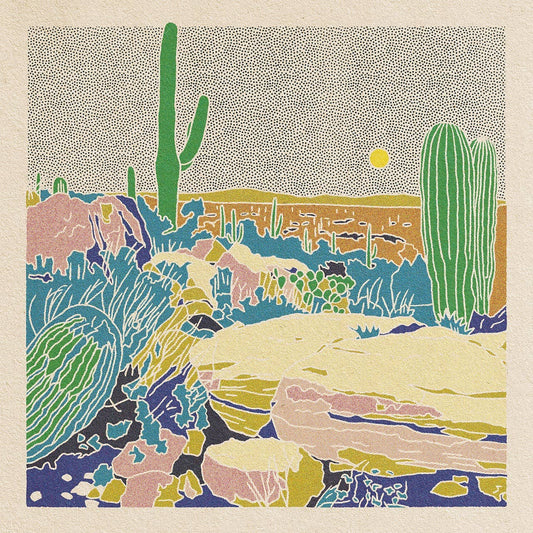 Desert Mountain 33 12x12 - MST GoodsArt PrintCaroline Clark