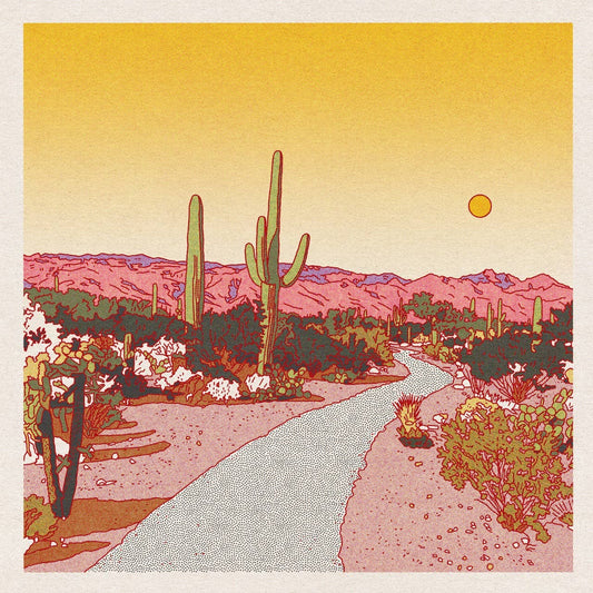 Desert Mountain 37 12x12 - MST GoodsArt PrintCaroline Clark