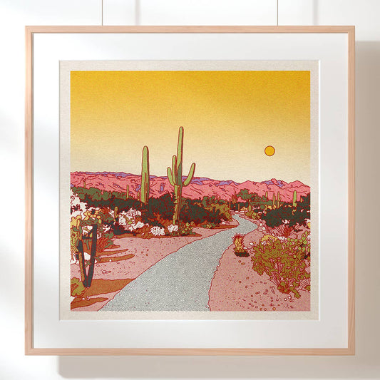 Desert Mountain 37 12x12 - MST GoodsArt PrintCaroline Clark