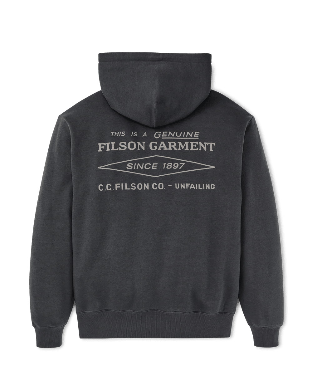 Diamond Graphic Hoodie in Faded Black - MST GoodsFilson