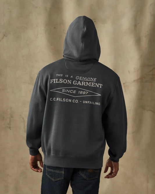 Diamond Graphic Hoodie in Faded Black - MST GoodsFilson