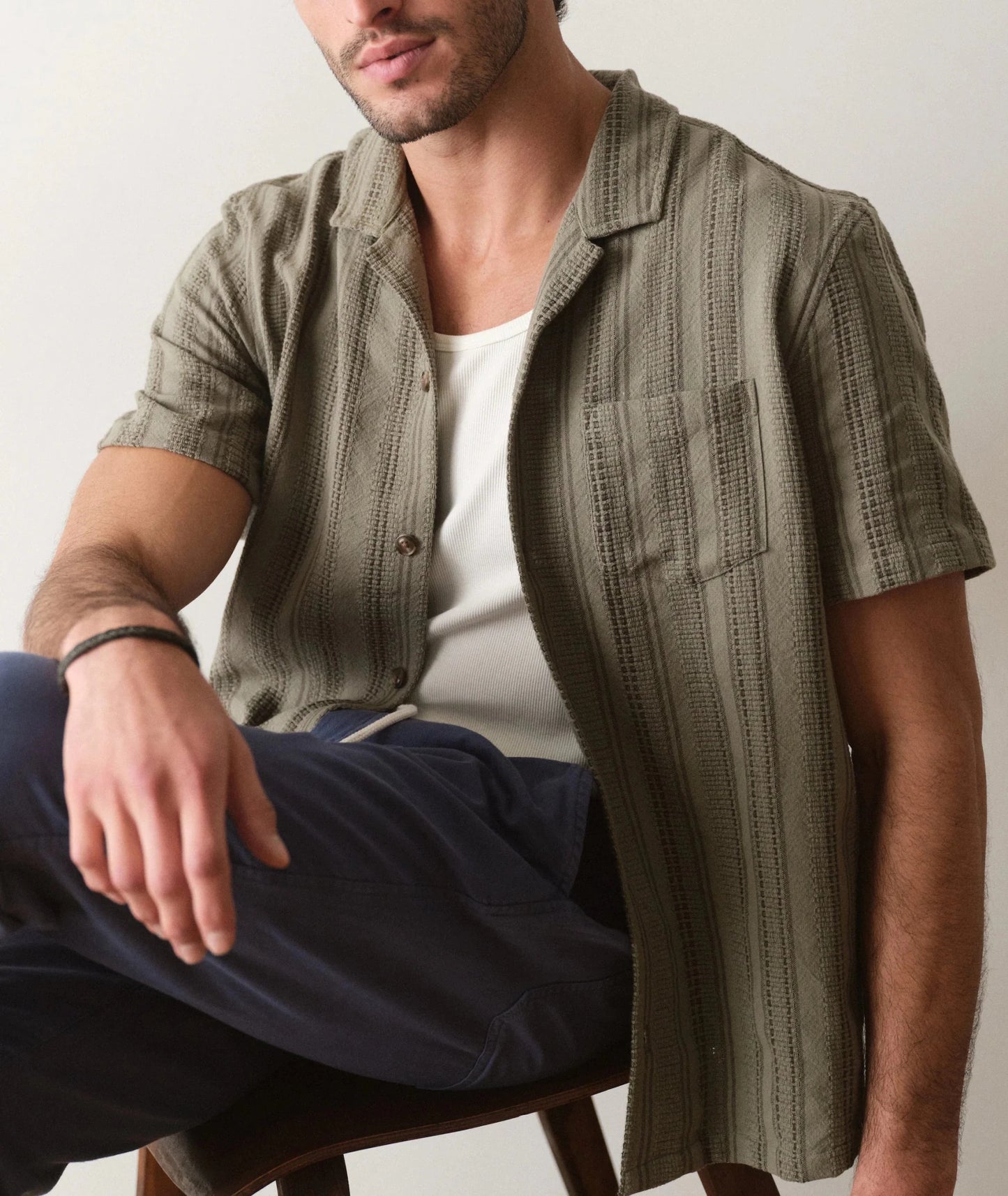 Dobby Resort Shirt - MST GoodsMarine Layer