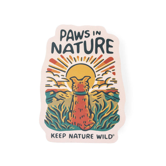 Dog Paws in Nature | Sticker - MST GoodsKeep Nature Wild