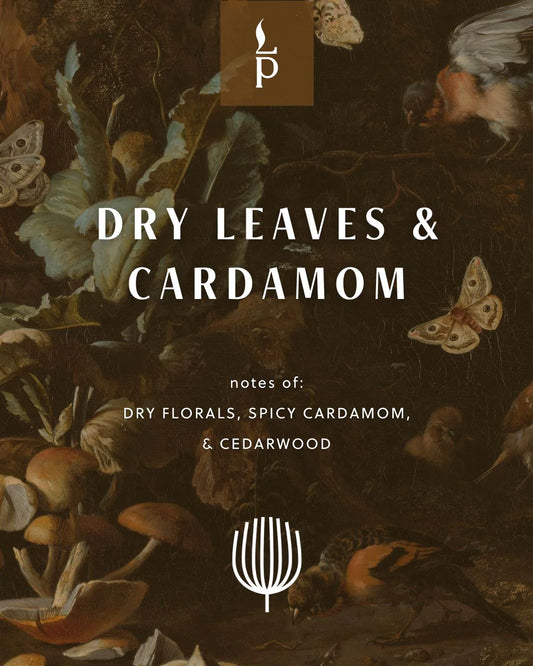 Dry Leaves & Cardamom Candle