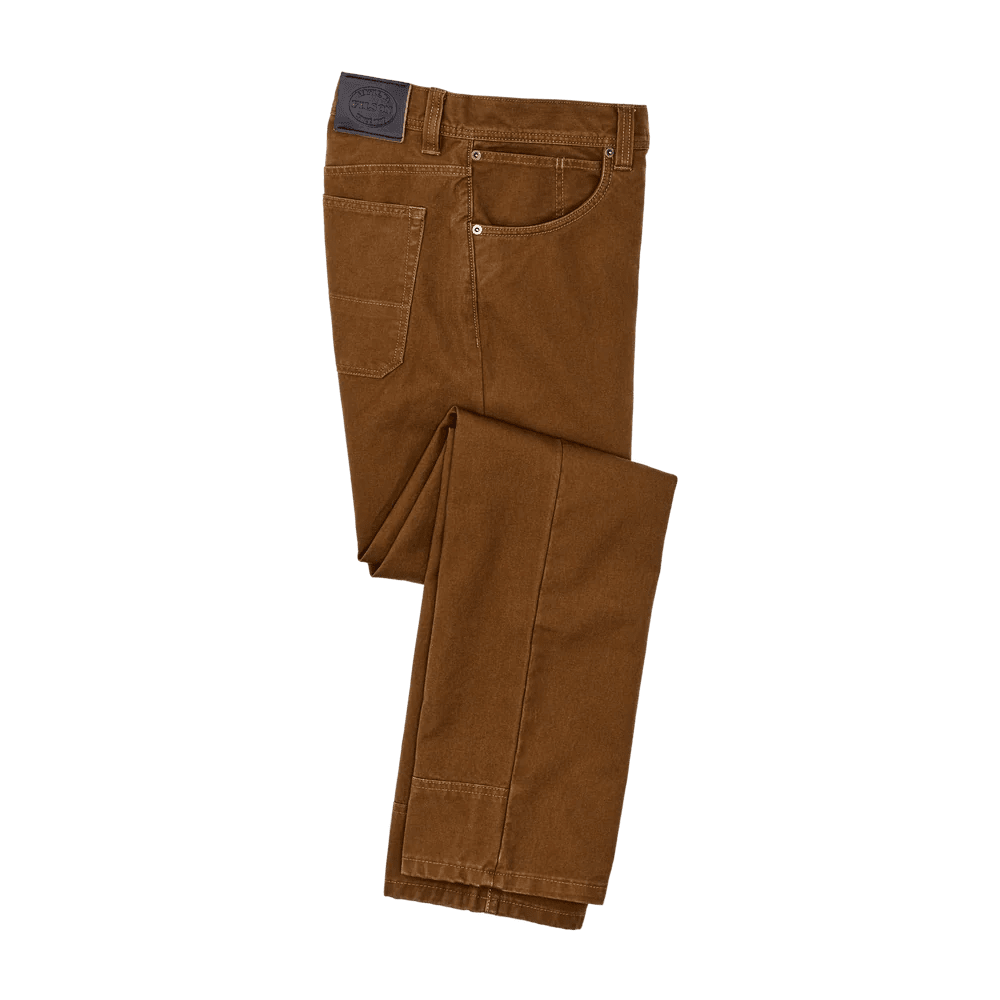 Dry Tin Cloth 5 Pocket Pants in Whiskey - MST GoodsFilson