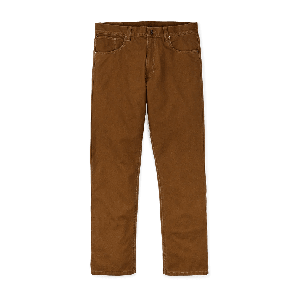 Dry Tin Cloth 5 Pocket Pants in Whiskey - MST GoodsFilson