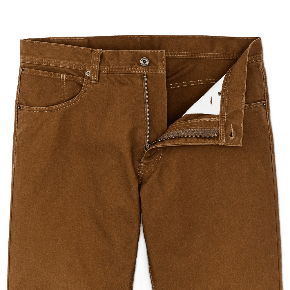 Dry Tin Cloth 5 Pocket Pants in Whiskey - MST GoodsFilson