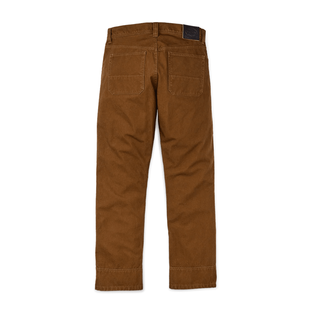 Dry Tin Cloth 5 Pocket Pants in Whiskey - MST GoodsFilson