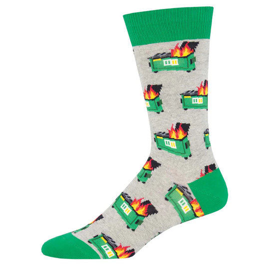 Dumpster Fire Socks
