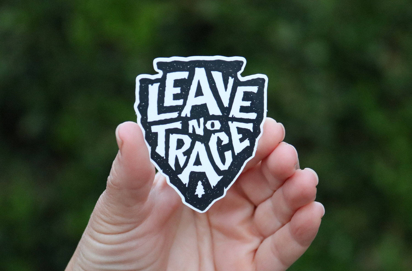 Leave No Trace, Vinyl Sticker, Laptop, Waterbottle, Car Window Sticker