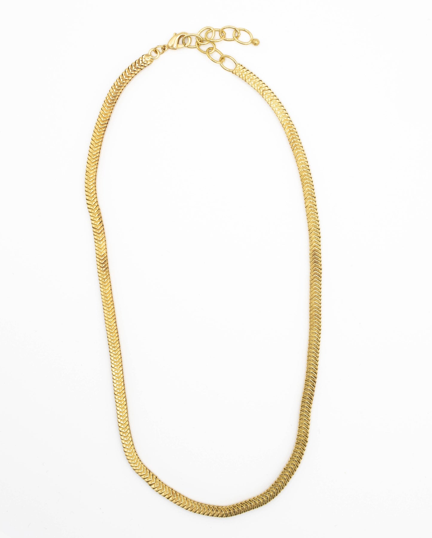 Decorated Brass Slink Chain - Anti Tarnish